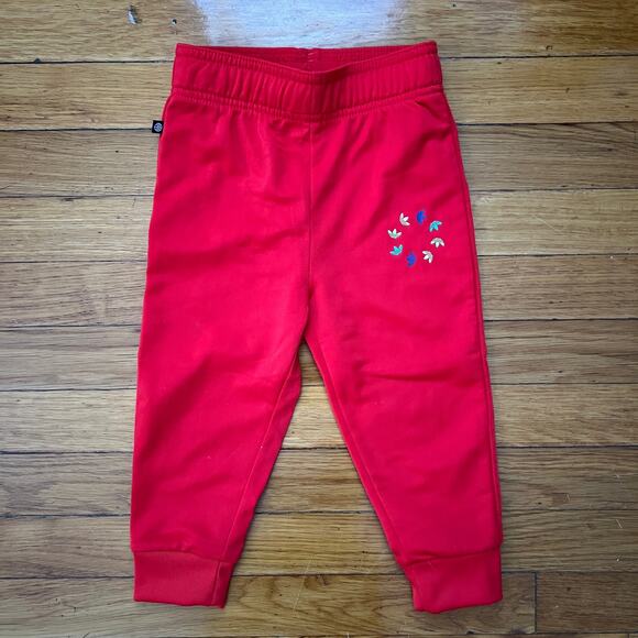 NWT Adidas Little Kid Toddler Red Two Piece Jacket & Pant Track Suit Set Size 2T - Picture 5 of 7
